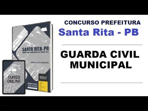 Apostila Concurso Prefeitura De Santa Rita PB 2024 Guarda Civil