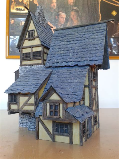 Medieval Manor 28mm Building Tabletop Terrain Diorama