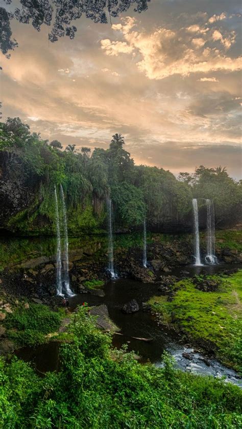 Agbokim Waterfalls Near Ikom Cross River State Nigeria Windows