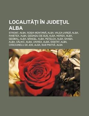 Amazon Co Jp Localit I In Jude UL Alba Strem Alba Ro Ia Montan