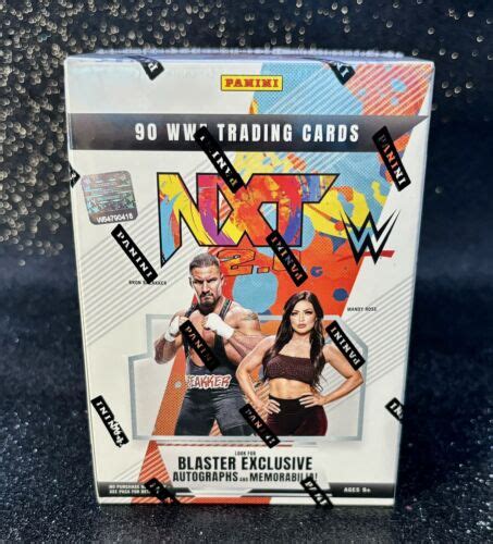 2022 Panini WWE NXT 2 0 Factory Sealed Blaster Box Wrestling Trading