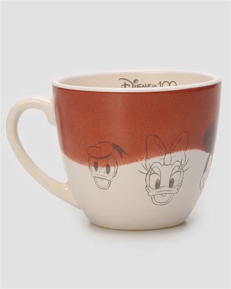 Riachuelo Caneca De Cer Mica Mickey E Amigos Anos Disney Bege