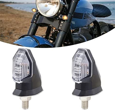 Ourbest Led Motorcycle Turn Signal Lights M Amber Rear Tail Flasher