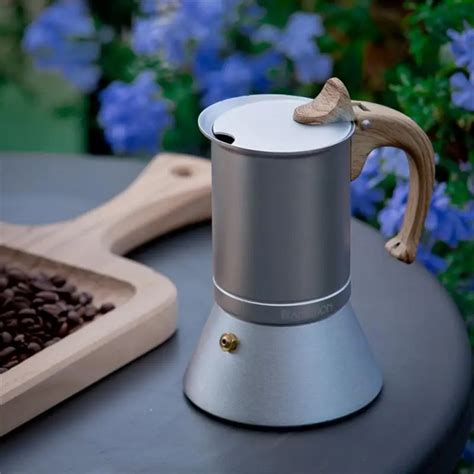 Cafetera De Aluminio De Tazas Para El Hogar Olla Moka Estufa