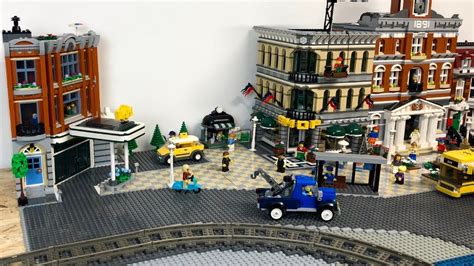 Bau Einer Lego Stadt Teil 43 Parkplatz Und Pflasterung Youtube