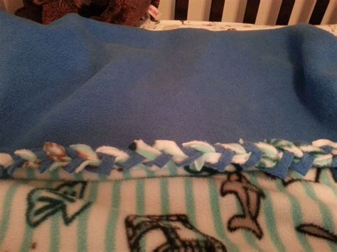 Double Layer No Sew Braided Edge Fleece Blanket 2 Hours Of Work And