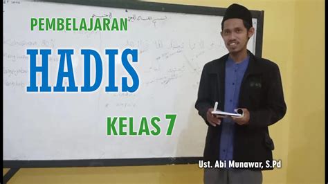 Hadis Kelas 7 1 Pptq Al Azzaam Smp Itq Bina Insani Youtube