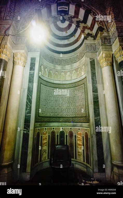 Mihrab Al Rifai Mosque Cairo Egypt Stock Photo Alamy