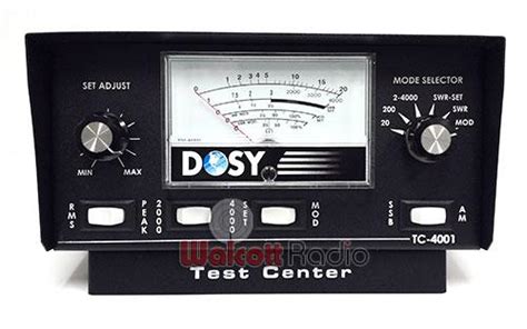 Dosy TC4001P Illuminated Benchtop 4000 Watt Power SWR Meter