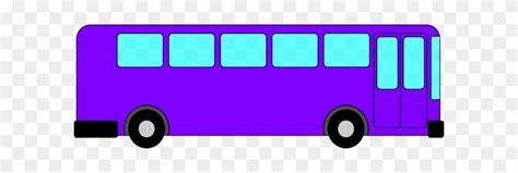 Purple Bus Clipart - Free Transparent PNG Clipart Images Download