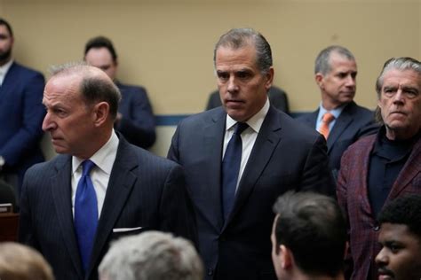 Hunter Biden Attends House Committee Vote To Cite Him For Contempt Walks Out On Marjorie Taylor