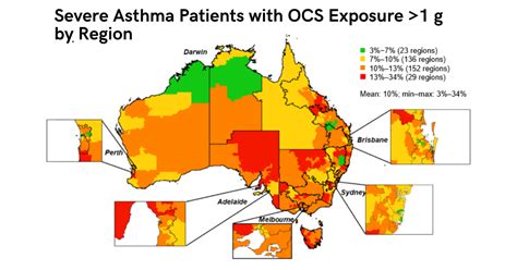 Heat Maps Identify Asthma “hot Spots” In Wa Nt And Tas National