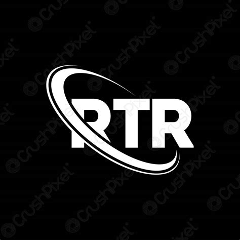 rtr logo rtr letter rtr letter logo design initials rtr stock