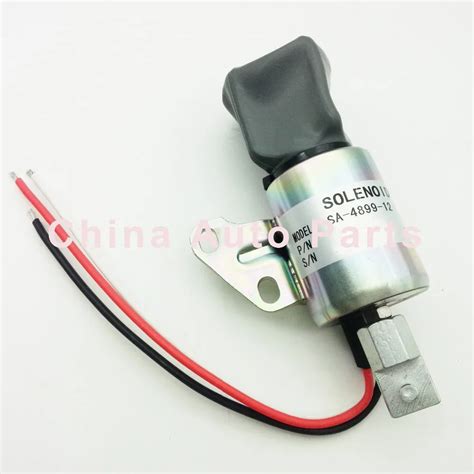 Kubota D905 Fuel Stop Solenoid Valve MT313 17520 60013 17520 60012 For