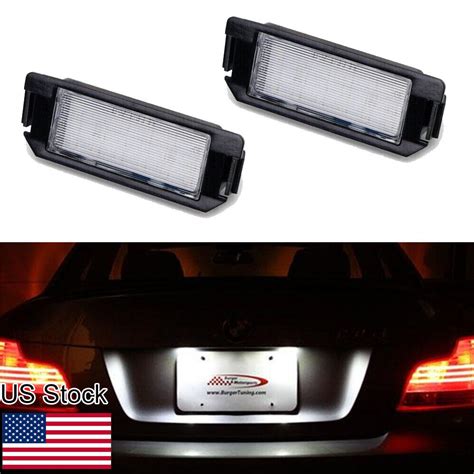 Pcs Smd White Led Car License Plate Light Lamp Kits For Hyundai