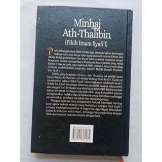 Jual Minhaj Ath Thalibin Jilid Imam Nawawi Fikih Imam Syafi I Pustaka