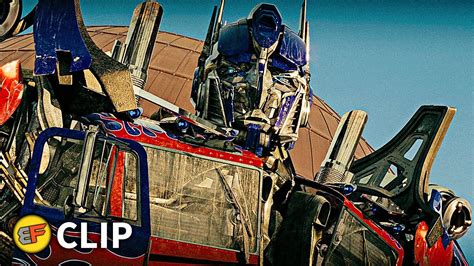 Optimus Prime Autobots Roll Out Scene Transformers Movie