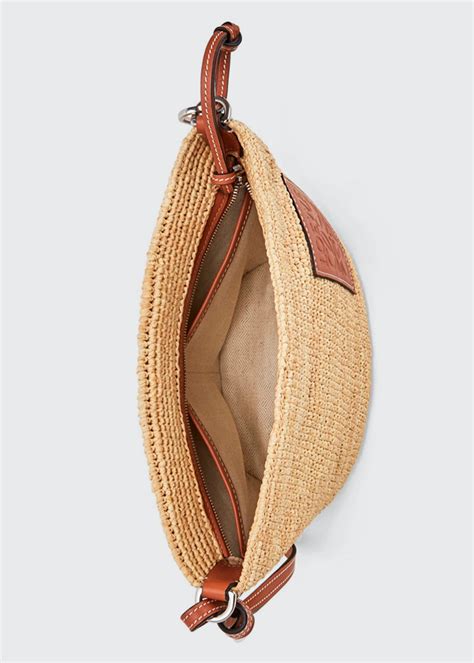 Loewe X Paula S Ibiza Pochette Medium Raffia Crossbody Bag Bergdorf