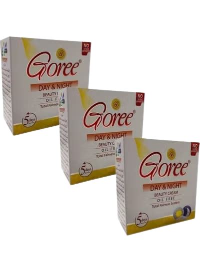 GOREE DAY & NIGHT WHITENING CREAM PACK OF 3 - Goreeofficial