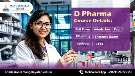 D Pharma Course Details Full Form Admission Eligibility Entrance