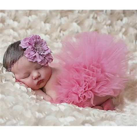 Newborn Photography Props Pink Tutu Skirts Baby Photography Accessories ...