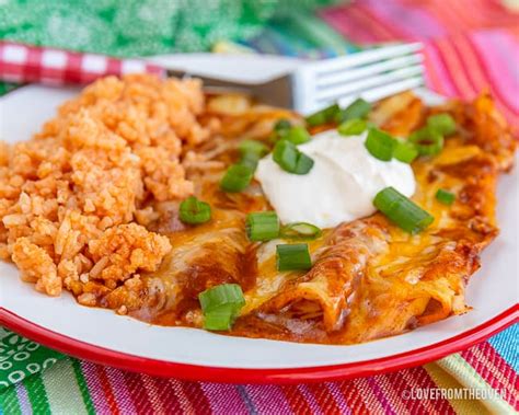 Easy Cheese Enchiladas At Home Love From The Oven