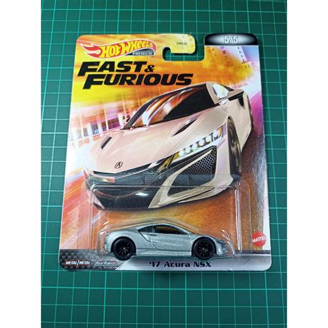 Hot Wheels 17 Acura NSX Replica Entertainment Fast And Furious Car