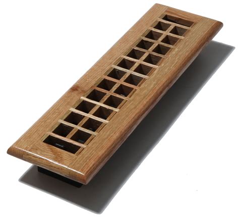 Decor Grates WE212-N 2-Inch by 12-Inch Lattice Wood Floor Register ...