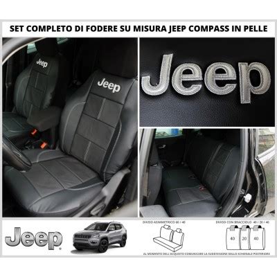 Coprisedili Jeep Fodere Su Misura Di Qualit Made In Italy 100