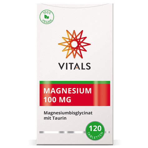 Magnesium Bisglycinat Von Vitals Tabletten Mg