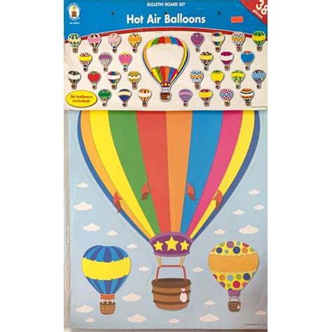 Jumia Carson Dellosa Big Bulletin Board Set Hot Air Balloons Jumia