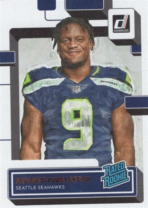 Kenneth Walker Iii Donruss Canvas Price Guide Sports Card