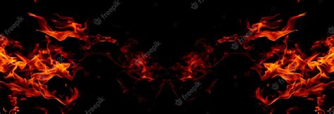 Black And Red Fire Background