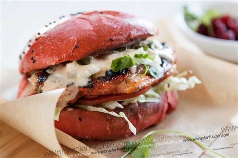 Tandoor Chicken Burger On Brioche Buns Recipe Mongoliankitchen