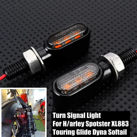 Sinais De Piscar Universais Para Motocicleta Mini Luzes Led Indicador