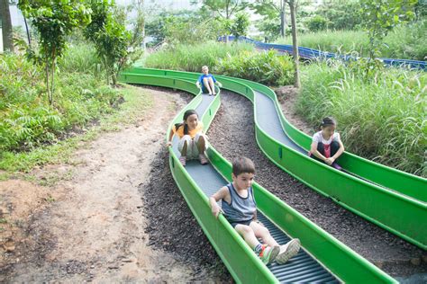 Admiralty Park Playground Slides Galore For Elliott To Explore