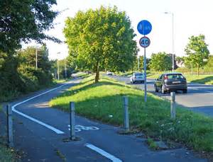 Cycle Path Along The A4180 West End Road Mat Fascione Cc By Sa 2 0