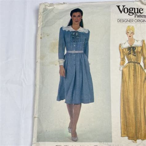 BELLEVILLE SASSOON Vogue Designer Dress Sewing Pattern 2888 Size 8