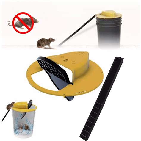 Melliful Bucket Lid Mouse Traps Slide Bucket Lid Mouse Rat Trap