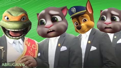 Talking Tom And Teenage Mutant Ninja Turtles And Paw Patrol Coffin Dance