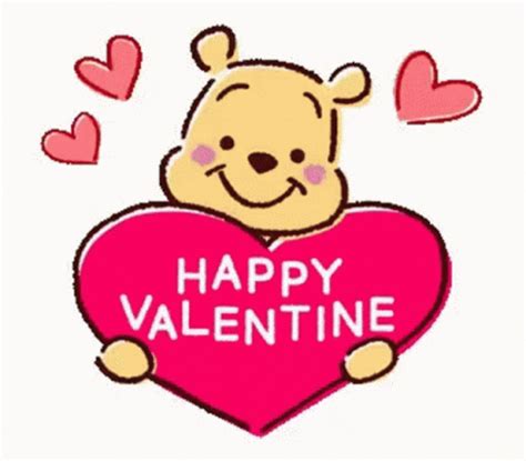 Happy Valentines Day Winnie The Pooh GIF - Happy Valentines Day Winnie The Pooh Hearts ...