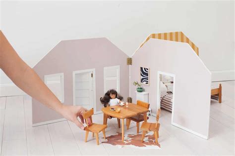 Make A Fold Away Dollhouse A Beautiful Mess