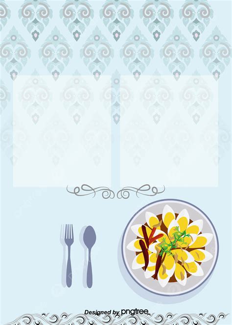 Simple Food Menu Background