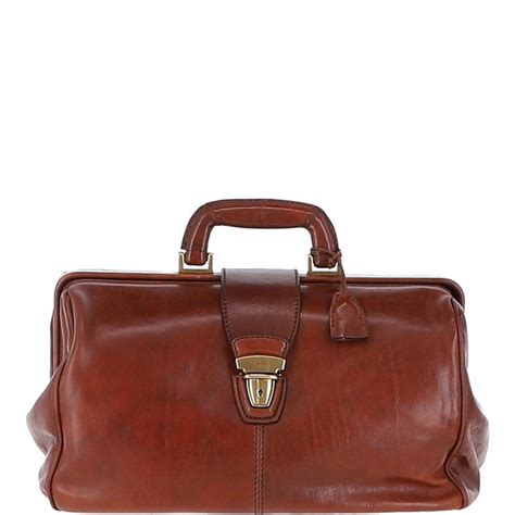 The Bridge Italian Leather Dr Bag Dark Brown 68105 01 14 Nh