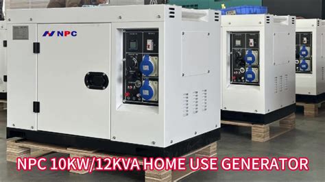 Npc Super Silent Easy Move 3 Phase Generator Diesel 10kw Silent 12kva