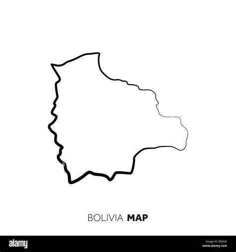 Bolivia Map Vector