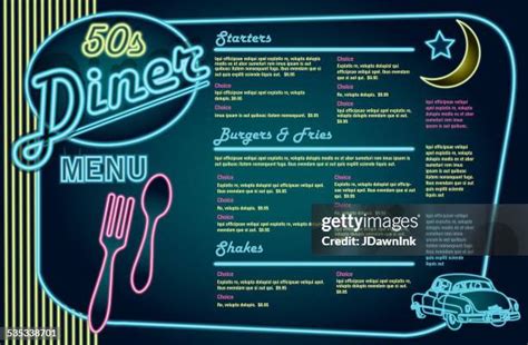 Retro Diner Font Photos and Premium High Res Pictures - Getty Images