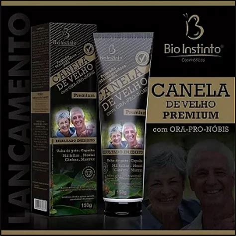 Pomada Canela De Velho Premium Ora Pro N Bis Bisnaga G Lan Amento