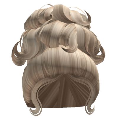 Elegant Frizzled Updo In Platinum Blonde Roblox Item Rolimon S