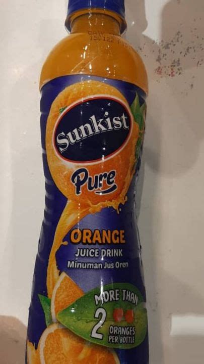 F N Sunkist Orange Juice 380ml Lazada